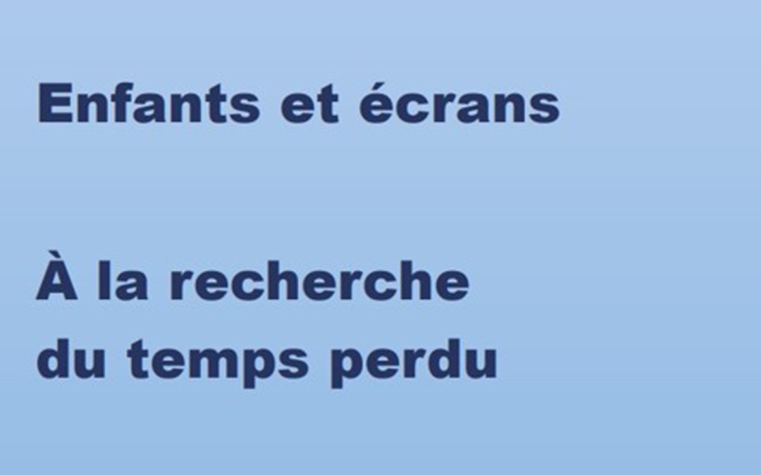 Enfants / écrans : quel rôle pour les collectivités ?