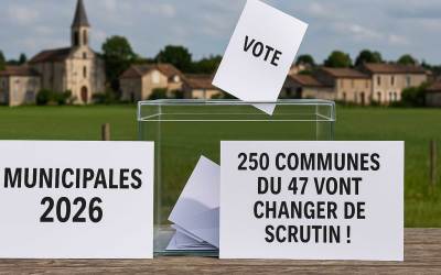 Municipales 2026 : 250 communes du 47 vont changer de scrutin !